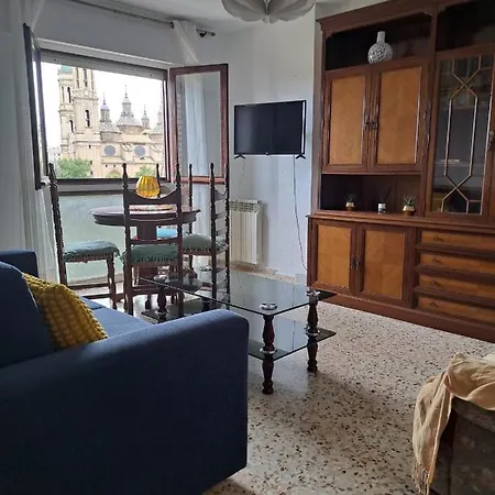 Con Vistas Al Pilar Con Aparcamiento Privado Daire *